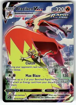 Blaziken VMAX TG15/TG30 Silver Tempest Trainer Gallery NM Pokemon Card TCG - Image 1