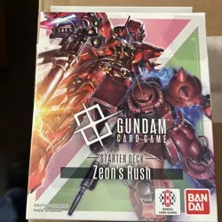 Bandai Namco Gundam Card Game Zeon's Rush Starter Deck ST03 English - Image 1