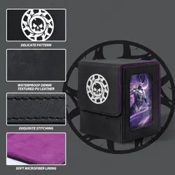 Trading Card Deck Storage Box Magnetic Closure - Image 5