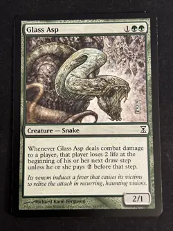 1x Glass Asp (197) Time Spiral LP MTG Magic the Gathering x1 MKE - Image 1