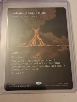 Volcano of Roku's Island - Valakut, the Molten Pinnacle (Borderless) Avatar: The - Image 1