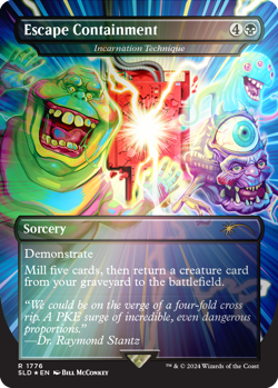MTG Secret Lair x Ghostbusters: Slimer Foil Edition SEALED - Image 5