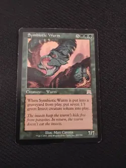 Symbiotic Wurm Onslaught Regular Moderately Played Non Foil - Image 1