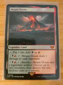 MTG Mount Doom 0258 Lord of the Rings M/NM Free UK P&P - Image 1