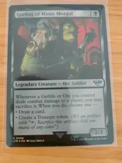MTG Gorbag of Minas Morgul (FOIL) 0086 Lord of the Rings M/NM Free UK P&P - Image 1