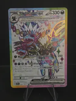 Pokemon Hydreigon ex 223/191 Surging Sparks Full Art Ultra Rare NM - Image 1