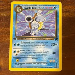 Pokemon Rocket 1st Edition: Dark Blastoise Evo Set! Squirtle, Wartortle - Image 2