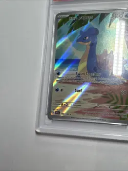 2025 POKEMON DRI EN-DESTINED RIVALS ILLUSTRATION RARE #194 MISTY'S LAPRAS PSA 9 - Image 5