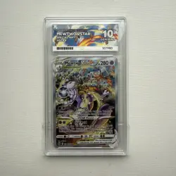 Pokemon TCG Mewtwo VSTAR GG44/GG70 Crown Zenith Ace Gem Mint 10 perfect subs - Image 1