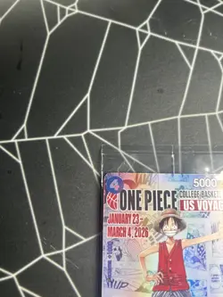 Monkey.D.Luffy (055) (College Basketball US Voyage) SEALED One Piece Promo - Image 4