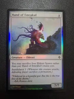 Hand of Emrakul FOIL Rise of the Eldrazi PLD MAGIC MTG CARD Lightly Played - Image 1