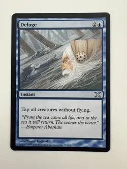 Deluge MTG Magic the Gathering Card NM Near Mint 10E - Image 1