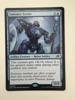 Emissary Escort MTG Magic the Gathering Card NM Near Mint EOE - Image 1