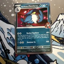 Team Rocket's Honchkrow 127/217 Holo - Ascended Heroes Pokemon Card - Image 1