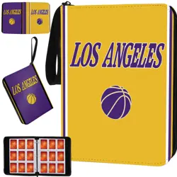 Basketball Card Binder with Sleeves 900 Pocket, Los Angeles Basketball Card H... - Image 1