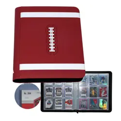Toploader Binder for Sport Cards, Fit 324 Toploaders 9-Pocket Clear Pages, To... - Image 1