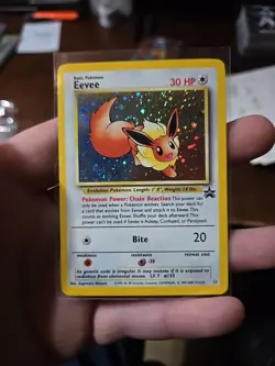 Pokemon TCG Eevee - Holofoil #11 WOTC Black Star Promo holo LP - Image 1