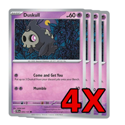 Duskull - X4 Playset - Pokemon TCG Card - Prismatic Evolutions PRE #035/131 - Image 1