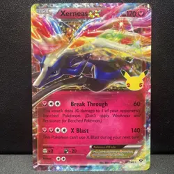 Pokemon Card - Xerneas EX Celebrations Classic Collection 97/146 Holo - Image 1