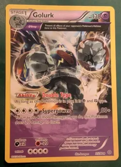 Golurk Pokemon Card XY Ancient Origins 35/98 Rare Non Holo Moderately Played - Image 1