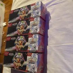 4x Lot Sam’s Club Pokemon Prismatic Evolutions Surprise Box Booster Bundle READ - Image 2