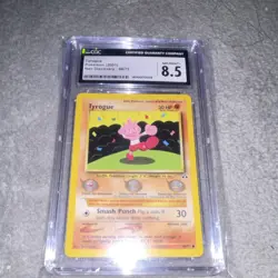 Pokemon Tyrogue Neo Discovery 66/75 English 2001 CGC 8.5 Regular Card - Image 1