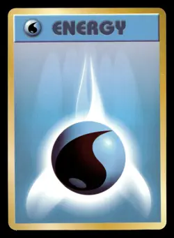 Water Energy Base Set Pokemon Japanese NM - Image 1
