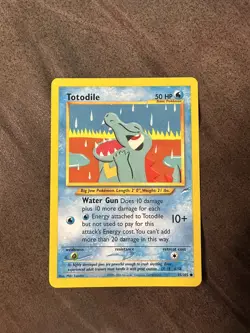 Totodile 85/105 Neo Destiny Pokemon TCG Near Mint! - Image 1