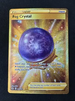 Fog Crystal (Secret) 227/198 Sword & Shield Chilling Reign Holo Gold Pokemon - Image 1
