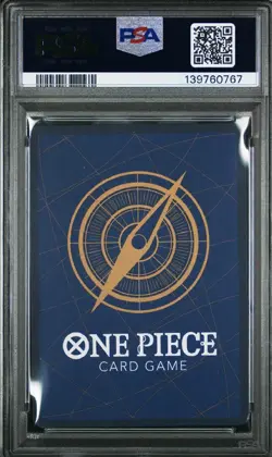 2022 ONE PIECE JAPANESE OP02-PARAMOUNT WAR #036 NAMI ALTERNATE ART PSA 10 - Image 2