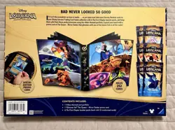 Disney Lorcana First Chapter Collector Set Bundle - 6 packs, portfolio, & promo - Image 2