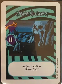 ULTRA RARE WHITE BORDER DEMO CARD SECRET COVE SCOOBY DOO FANS AND CCG - Image 1