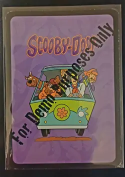 ULTRA RARE WHITE BORDER DEMO CARD SECRET COVE SCOOBY DOO FANS AND CCG - Image 2