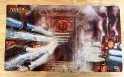 MTG Playmat Return to Ravnica Steam Vents Vtg 2012 Magic The Gathering Ultra Pro - Image 1