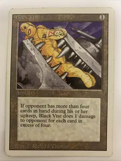 MTG MP Black Vise Revised 3rd Edition - Image 1