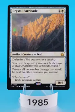 MTG Crystal Barricade Foundations Regular #7 - Image 1