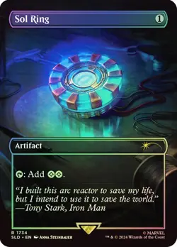 MTG - Sol Ring - Rainbow Foil - Iron Man Secret Lair - Magic the Gathering - Image 1