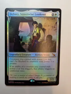 MTG - Delney, Streetwise Lookout - MKM - M - Foil - 12 - Image 1