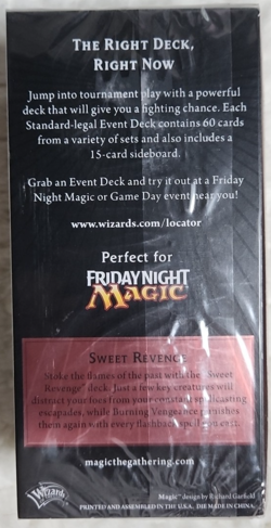 Magic The Gathering Sweet Revenge Event Deck SEALED 2013 Core Set MTG - Image 4