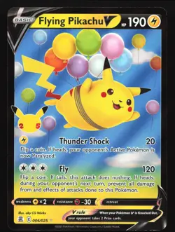 Flying Pikachu V 006/025 - SWSH Celebrations 25th Anniversary - Pokemon TCG NM - Image 1
