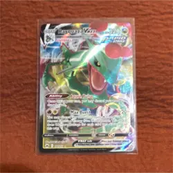 Pokemon Rayquaza VMAX Ultra Rare Full Art Holo 320 HP Evolving Skies 101/203 - Image 1