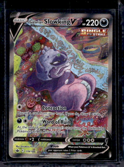 Pokemon Galarian Slowking V Full Art Ultra Rare Chilling Reign Holo 179/198 - Image 1