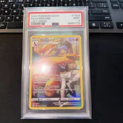 Pokemon TCG Charizard Lost Origin Trainer Gallery TG03/TG30 Holo Ultra Rare PSA9 - Image 1