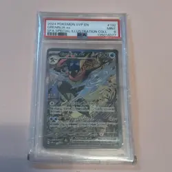 2024 POKEMON SVP EN-SV BLACK STAR PROMO #132 GRENINJA EX PSA 9 - Image 1