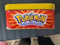1999 Pokemon Topps TV Animation Edition Pikachu Tin with 7 Original Sealed Packs - Image 4