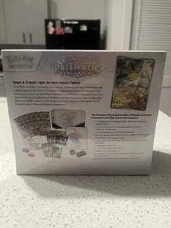 Pokemon Prismatic Evolutions Pokemon Center ETB Elite Trainer Box *SMALL TEAR* - Image 5
