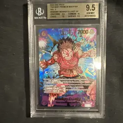 One Piece Monkey D. Luffy SP The Best Premium Booster Vol 2 BGS 9.5 GEM MINT - Image 5