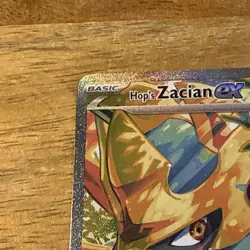 Pokemon TCG Hop's Zacian EX Card 186/159 Scarlet and Violet Journey Together - Image 2