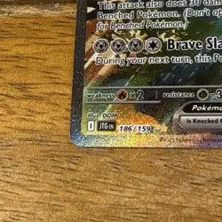 Pokemon TCG Hop's Zacian EX Card 186/159 Scarlet and Violet Journey Together - Image 5