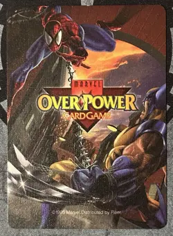 Fleer 1995 OverPower Marvel - FIGHTING 8 Cyber Power Card Rare - Image 2